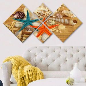 Set 4 tablouri decorative, 4MDF293204606, MDF, Imprimat UV, Multicolor imagine