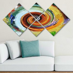 Set 4 tablouri decorative, 4MDF293906417, MDF, Imprimat UV, Multicolor imagine