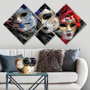 Set 4 tablouri decorative, 4MDF2998742, MDF, Imprimat UV, Multicolor imagine