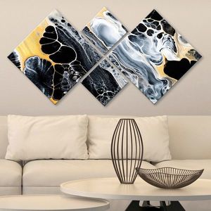 Set 4 tablouri decorative, 4MDF30803112894, MDF, Imprimat UV, Multicolor imagine