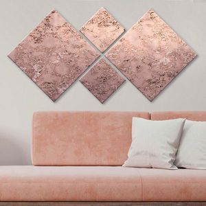 Set 4 tablouri decorative, 4MDF3080596497, MDF, Imprimat UV, Multicolor imagine