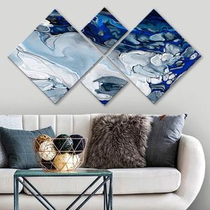 Set 4 tablouri decorative, 4MDF3112972, MDF, Imprimat UV, Multicolor imagine