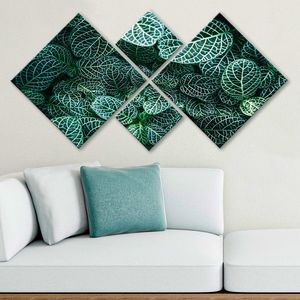 Set 4 tablouri decorative, 4MDF3282485, MDF, Imprimat UV, Multicolor imagine
