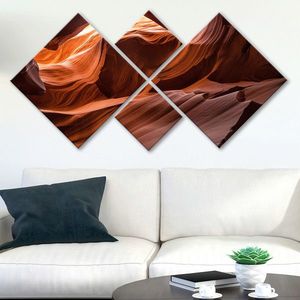 Set 4 tablouri decorative, 4MDF3286677, MDF, Imprimat UV, Multicolor imagine