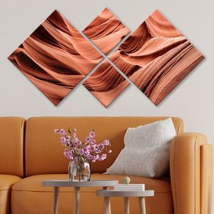 Set 4 tablouri decorative, 4MDF3297900, MDF, Imprimat UV, Multicolor imagine