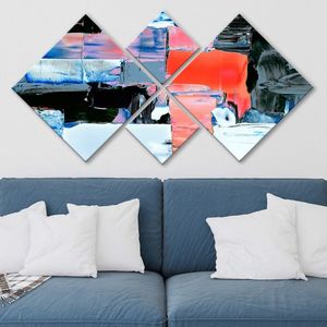 Set 4 tablouri decorative, 4MDF3809301, MDF, Imprimat UV, Multicolor imagine