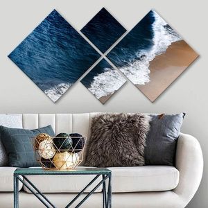 Set 4 tablouri decorative, 4MDF428340, MDF, Imprimat UV, Multicolor imagine