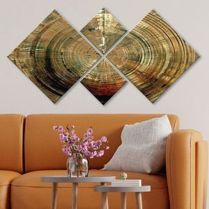 Set 4 tablouri decorative, 4MDF428596315, MDF, Imprimat UV, Multicolor imagine