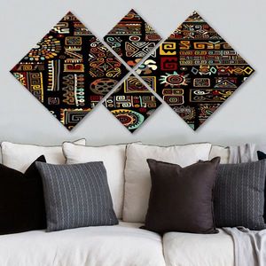 Set 4 tablouri decorative, 4MDF429224581, MDF, Imprimat UV, Multicolor imagine