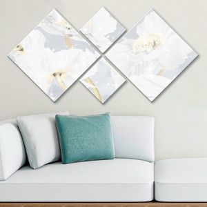 Set 4 tablouri decorative, 4MDF4484, MDF, Imprimat UV, Multicolor imagine