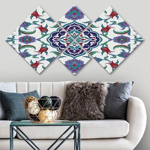 Set 4 tablouri decorative, 4MDF540666346, MDF, Imprimat UV, Multicolor imagine