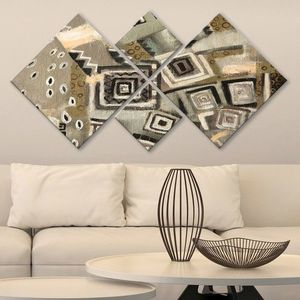 Set 4 tablouri decorative, 4MDF56731090, MDF, Imprimat UV, Multicolor imagine