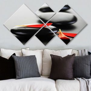 Set 4 tablouri decorative, 4MDF56896945, MDF, Imprimat UV, Multicolor imagine