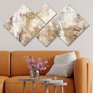 Set 4 tablouri decorative, 4MDF575995, MDF, Imprimat UV, Multicolor imagine