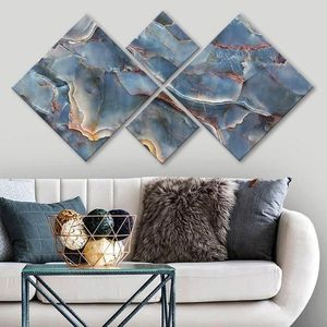 Set 4 tablouri decorative, 4MDF657900613, MDF, Imprimat UV, Multicolor imagine