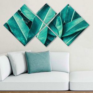 Set 4 tablouri decorative, 4MDF681097327, MDF, Imprimat UV, Multicolor imagine