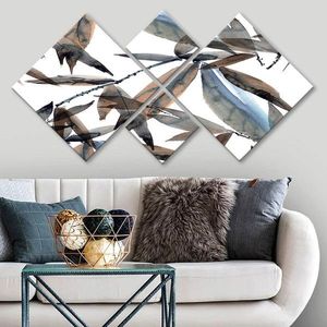 Set 4 tablouri decorative, 4MDF713354215, MDF, Imprimat UV, Multicolor imagine
