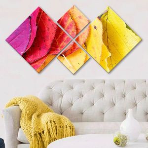 Set 4 tablouri decorative, 4MDF78473056, MDF, Imprimat UV, Multicolor imagine