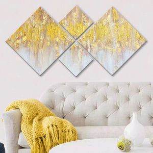Set 4 tablouri decorative, 4MDF826596080, MDF, Imprimat UV, Multicolor imagine
