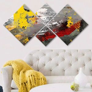 Set 4 tablouri decorative, 4MDF88983220, MDF, Imprimat UV, Multicolor imagine