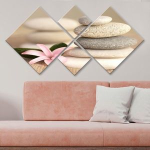 Set 4 tablouri decorative, 4MDF93053368, MDF, Imprimat UV, Multicolor imagine