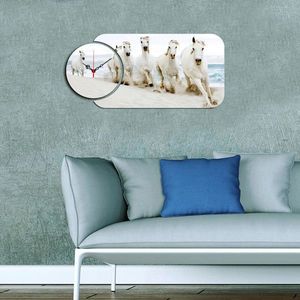 Set ceas si tablou decorativ, YMS-48, MDF , Dimensiune: 68 x 32 cm, Multicolor imagine