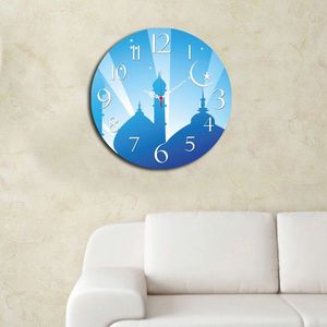 Ceas de perete, Ms-07, MDF, ø40 cm, Multicolor imagine
