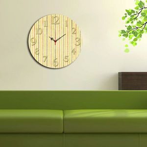 Ceas de perete, Ms-30, MDF, ø40 cm, Multicolor imagine