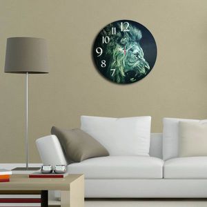 Ceas de perete, Ms-50, MDF, ø40 cm, Multicolor imagine