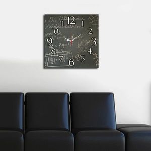 Ceas de perete, Msk-08, MDF, Dimensiune: 40 x 40 cm, Multicolor imagine