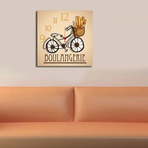Ceas de perete, Msk-15, MDF, Dimensiune: 40 x 40 cm, Multicolor imagine
