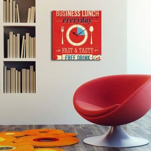 Ceas de perete, Msk-16, MDF, Dimensiune: 40 x 40 cm, Multicolor imagine