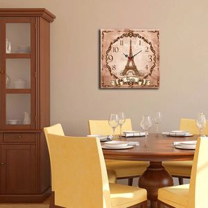 Ceas de perete, Msk-22, MDF, Dimensiune: 40 x 40 cm, Multicolor imagine