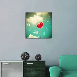 Ceas de perete, Msk-27, MDF, Dimensiune: 40 x 40 cm, Multicolor imagine