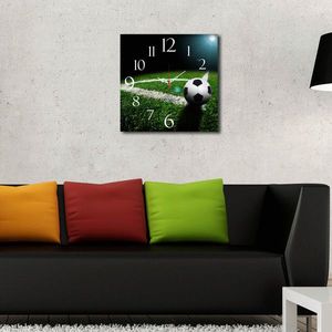 Ceas de perete, Msk-29, MDF, Dimensiune: 40 x 40 cm, Multicolor imagine