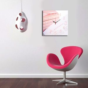 Ceas de perete, Msk-34, MDF, Dimensiune: 40 x 40 cm, Multicolor imagine