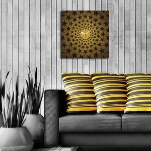 Ceas de perete, Msk-38, MDF, Dimensiune: 40 x 40 cm, Multicolor imagine