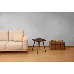 Set masute 3 piese, Puqa Design, Sali, PAL, Stejar negru / safir imagine