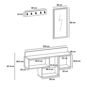 Set scaune 2 piese, Beckley, Rubi, MDF , Cappuccino / Negru imagine