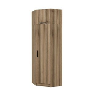 Dulap pentru haine, Minerva, Kale Oak, 74x235x52 cm, PAL, Stejar imagine