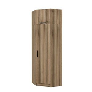 Dulap pentru haine, Minerva, Kale Oak, 74x255x52 cm, PAL, Stejar imagine