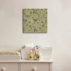 Ceas de perete, Msk-45, MDF, Dimensiune: 40 x 40 cm, Multicolor imagine