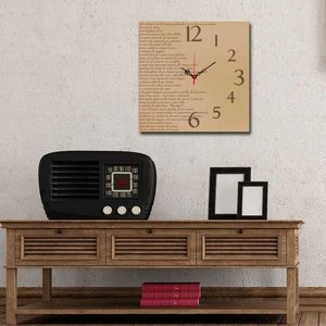 Ceas de perete, Msk-47, MDF, Dimensiune: 40 x 40 cm, Multicolor imagine