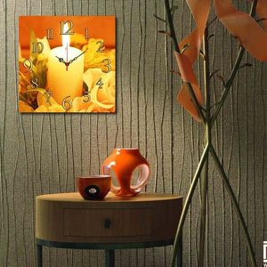 Ceas de perete, Msk-50, MDF, Dimensiune: 40 x 40 cm, Multicolor imagine