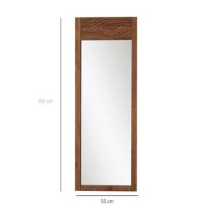 Oglinda Cheval, Neostill, Forest, 55x155x2 cm, Lemn, Castan imagine