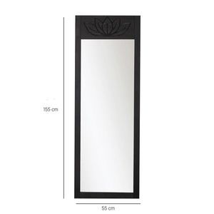 Oglinda Cheval, Neostill, Lotus, 55x155x2 cm, Lemn, Antracit imagine