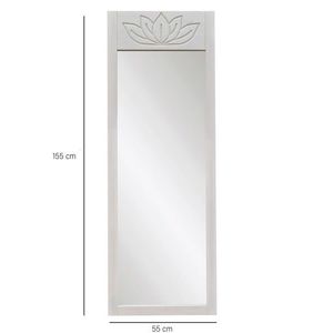 Oglinda Cheval, Neostill, Lotus, 55x155x2 cm, Lemn, Alb imagine
