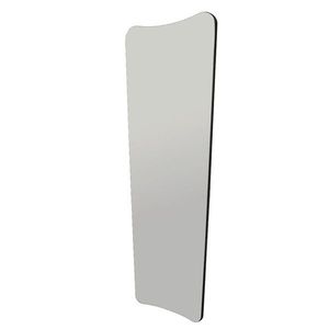 Oglinda Cheval, Siam, Vitros, 55x150x2 cm, MDF , Transparent/Negru imagine