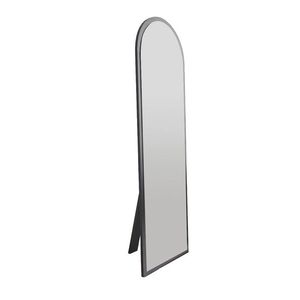 Oglinda decorativa, Siam, Emma, 50x160x2 cm, MDF , Negru imagine