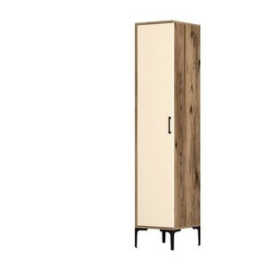 Dulap pentru haine, Hommy Craft, Kumsal S, 40x47 cm, PAL, Maro/Crem imagine